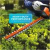 imageBLACKDECKER 20V MAX Cordless Hedge Trimmer 22 Inch Steel Blade Reduced Vibration Battery and Charger Included LHT2220