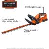 imageBLACKDECKER 20V MAX Cordless Hedge Trimmer 22 Inch Steel Blade Reduced Vibration Battery and Charger Included LHT2220