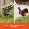 imageBLACKDECKER 20V MAX POWERCONNECT Cordless String Trimmer Lawn Edger and Leaf Blower Combo Kit Includes 2 Batteries and Charger Weed Wacker Hard Surface Sweeper 10 in LCC22220V Kit w 2 Batteries