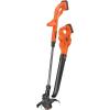 imageBLACKDECKER 20V MAX POWERCONNECT Cordless String Trimmer Lawn Edger and Leaf Blower Combo Kit Includes 2 Batteries and Charger Weed Wacker Hard Surface Sweeper 10 in LCC22220V Kit w 2 Batteries