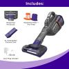 imageBLACKDECKER dustbuster Reveal Pet Hair Vacuum Hand Held Vacuum Cordless Portable for Home and Car Rechargeable LED Light Powerful Suction Includes Pet Brush and Crevice Tool HLVD320BP07AdvancedClean Pet