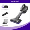 imageBLACKDECKER dustbuster Reveal Pet Hair Vacuum Hand Held Vacuum Cordless Portable for Home and Car Rechargeable LED Light Powerful Suction Includes Pet Brush and Crevice Tool HLVD320BP07NEW Reveal Pet with LED Light