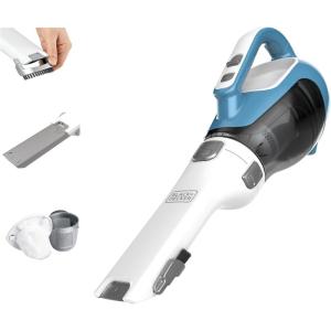 imageBLACKDECKER dustbuster reveal Handheld Vacuum Cordless Car Vacuum Portable Cordless LED Light Long Run Time Rechargeable Lightweight Dust Buster Includes Crevice Tool Charging Base HLVD320B42AdvancedClean