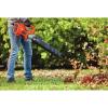 imageBLACK  DECKER Electric Leaf Blower Hand Held Blowers for Lawn Care Up to 450 CFM and 140 MPH Power Axial Lightweight Corded BEBL750Leaf Blower