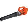 imageBLACK  DECKER Electric Leaf Blower Hand Held Blowers for Lawn Care Up to 450 CFM and 140 MPH Power Axial Lightweight Corded BEBL750Leaf Blower