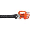 imageBLACK  DECKER Electric Leaf Blower Hand Held Blowers for Lawn Care Up to 450 CFM and 140 MPH Power Axial Lightweight Corded BEBL750Leaf Blower