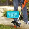 imageBLACK ampamp DECKER 20V Cordless Weed Wacker Hedge Trimmer and Leaf Blower 3 Tools Combo Kit 2 Batteries Charger and Interchangeable 4 in 8 in Blades Included BCK3789D2
