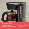 imageBLACKDECKER 12Cup Digital Coffee Maker Programmable Washable Basket Filter SneakACup Auto Brew Water Window Keep Hot Plate BlackBlack
