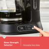 imageBLACKDECKER 12Cup Digital Coffee Maker Programmable Washable Basket Filter SneakACup Auto Brew Water Window Keep Hot Plate BlackBlack