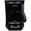 imageBLACKDECKER 12Cup Digital Coffee Maker Programmable Washable Basket Filter SneakACup Auto Brew Water Window Keep Hot Plate BlackBlack