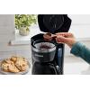 imageBLACKDECKER 12Cup Digital Coffee Maker Programmable Washable Basket Filter SneakACup Auto Brew Water Window Keep Hot Plate BlackBlack