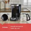 imageBLACKDECKER 12Cup Digital Coffee Maker Programmable Washable Basket Filter SneakACup Auto Brew Water Window Keep Hot Plate BlackBlack