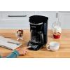 imageBLACKDECKER 12Cup Digital Coffee Maker Programmable Washable Basket Filter SneakACup Auto Brew Water Window Keep Hot Plate BlackBlack