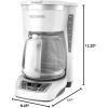 imageBLACKDECKER 12Cup Digital Coffee Maker Programmable Washable Basket Filter SneakACup Auto Brew Water Window Keep Hot Plate BlackWhite