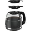imageBLACKDECKER 12Cup Replacement Carafe GC3100B Duralife Glass DishwasherSafe 2 Extra Lids