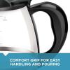 imageBLACKDECKER 12Cup Replacement Carafe GC3100B Duralife Glass DishwasherSafe 2 Extra Lids
