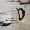 imageBLACKDECKER 12Cup Replacement Carafe GC3100B Duralife Glass DishwasherSafe 2 Extra Lids