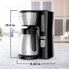 imageBLACKDECKER 12Cup Thermal Programmable Coffee maker Brew Strength Selector Autoclean Black and SilverCM2045B