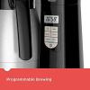 imageBLACKDECKER 12Cup Thermal Programmable Coffee maker Brew Strength Selector Autoclean Black and SilverCM2045B