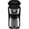 imageBLACKDECKER 12Cup Thermal Programmable Coffee maker Brew Strength Selector Autoclean Black and SilverClassic