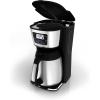 imageBLACKDECKER 12Cup Thermal Programmable Coffee maker Brew Strength Selector Autoclean Black and SilverClassic