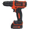imageBLACKDECKER 12V MAX Drill ampamp Home Tool Kit 60Piece BDCDD12PK60pc Tool Kit