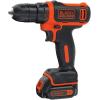 imageBLACKDECKER 12V MAX Drill ampamp Home Tool Kit 60Piece BDCDD12PK60pc Tool Kit