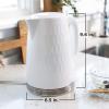 imageBLACKDECKER 17L Cordless Electric Kettle KE1560W Premium Texture Water Window Rapid Boil Auto Shutoff White