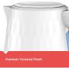 imageBLACKDECKER 17L Cordless Electric Kettle KE1560W Premium Texture Water Window Rapid Boil Auto Shutoff White
