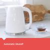 imageBLACKDECKER 17L Cordless Electric Kettle KE1560W Premium Texture Water Window Rapid Boil Auto Shutoff White