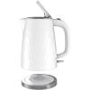imageBLACKDECKER 17L Cordless Electric Kettle KE1560W Premium Texture Water Window Rapid Boil Auto Shutoff White