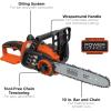 imageBLACKDECKER 20V MAX Chain Saw Cordless Chainsaw 10Inch Battery Chainsaw Tool Only for Wood Cutting and Tree Pruning Includes Guide Bar Scabbard LCS1020B20V Chainsaw Kit