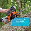 imageBLACKDECKER 20V MAX Chain Saw Cordless Chainsaw 10Inch Battery Chainsaw Tool Only for Wood Cutting and Tree Pruning Includes Guide Bar Scabbard LCS1020B20V Chainsaw Kit