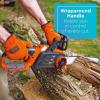 imageBLACKDECKER 20V MAX Chain Saw Cordless Chainsaw 10Inch Battery Chainsaw Tool Only for Wood Cutting and Tree Pruning Includes Guide Bar Scabbard LCS1020B20V Chainsaw Tool Only