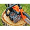imageBLACKDECKER 20V MAX Chain Saw Cordless Chainsaw 10Inch Battery Chainsaw Tool Only for Wood Cutting and Tree Pruning Includes Guide Bar Scabbard LCS1020B20V Chainsaw Kit