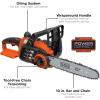 imageBLACKDECKER 20V MAX Chain Saw Cordless Chainsaw 10Inch Battery Chainsaw Tool Only for Wood Cutting and Tree Pruning Includes Guide Bar Scabbard LCS1020B20V Chainsaw Tool Only