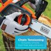 imageBLACKDECKER 20V MAX Chain Saw Cordless Chainsaw 10Inch Battery Chainsaw Tool Only for Wood Cutting and Tree Pruning Includes Guide Bar Scabbard LCS1020B20V Chainsaw Tool Only