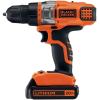imageBLACKDECKER 20V MAX Cordless Drill Driver with Battery and Charger LED Work Light LDX220CCordless Drill Driver Kit