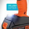 imageBLACKDECKER 20V MAX Cordless Drill Kit with Battery Charger Includes Double Sided Drill Bit BCD702C1