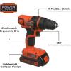 imageBLACKDECKER 20V MAX Cordless Drill and Driver 38 Inch With LED Work Light Battery and Charger Included LDX120CDrillDriver Only