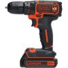 imageBLACKDECKER 20V MAX Cordless DrillDriver Kit with Battery Charger and Double Ended Bit BDCDD120CSpeed Drill