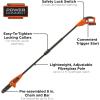 imageBLACKDECKER 20V MAX Cordless Pole Saw Kit with Battery and Charger Included 14Inch Battery Pole Saw Includes Oil Bottle Wrench and Blade Guard LPP12020V Pole Saw Kit