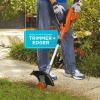 imageBLACKDECKER 20V MAX Cordless String Trimmer 12 Inch Steel Blade Reduced Vibration Battery and Charger Included LST300