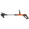 imageBLACKDECKER 20V MAX Cordless String Trimmer and Edger 12 Inch Weed Eater 2Speed Control Weed Wacker 2 Batteries Charger and Spool Included LSTE52520V String Trimmer Kit
