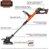 imageBLACKDECKER 20V MAX Cordless String Trimmer and Edger 12 Inch Weed Eater 2Speed Control Weed Wacker 2 Batteries Charger and Spool Included LSTE52520V String Trimmer Kit