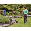 imageBLACKDECKER 20V MAX Cordless String Trimmer and Edger with Spool Battery and Charger Included 2 Speed 12 Inch LST52220V String Trimmer Kit