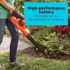 imageBLACKDECKER 20V MAX Cordless Sweeper with Power Boost Leaf Blower with Battery and Charger LSW321Cordless Sweeper