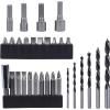 imageBLACKDECKER 20V MAX Drill ampamp Home Tool Kit 34 Piece BDCD120VA OrangeDrill  Home Tool Kit Only