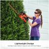 imageBLACKDECKER 20V MAX Hedge Trimmer Cordless 18 inch Blade Reduced Vibration Battery and Charger Included LHT218C1