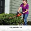 imageBLACKDECKER 20V MAX Hedge Trimmer Cordless 18 inch Blade Reduced Vibration Battery and Charger Included LHT218C1